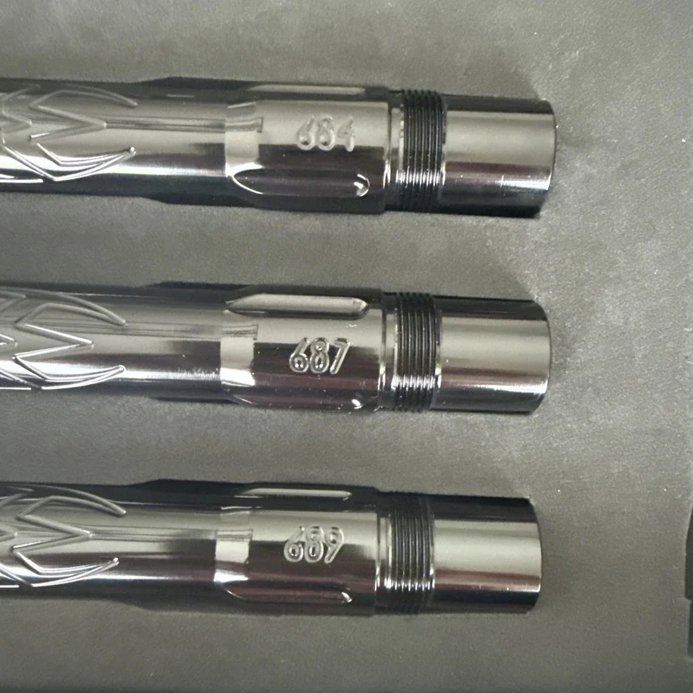 Empire Autococker Master Barrel Kit In Gloss Black. 7 Pieces And Case